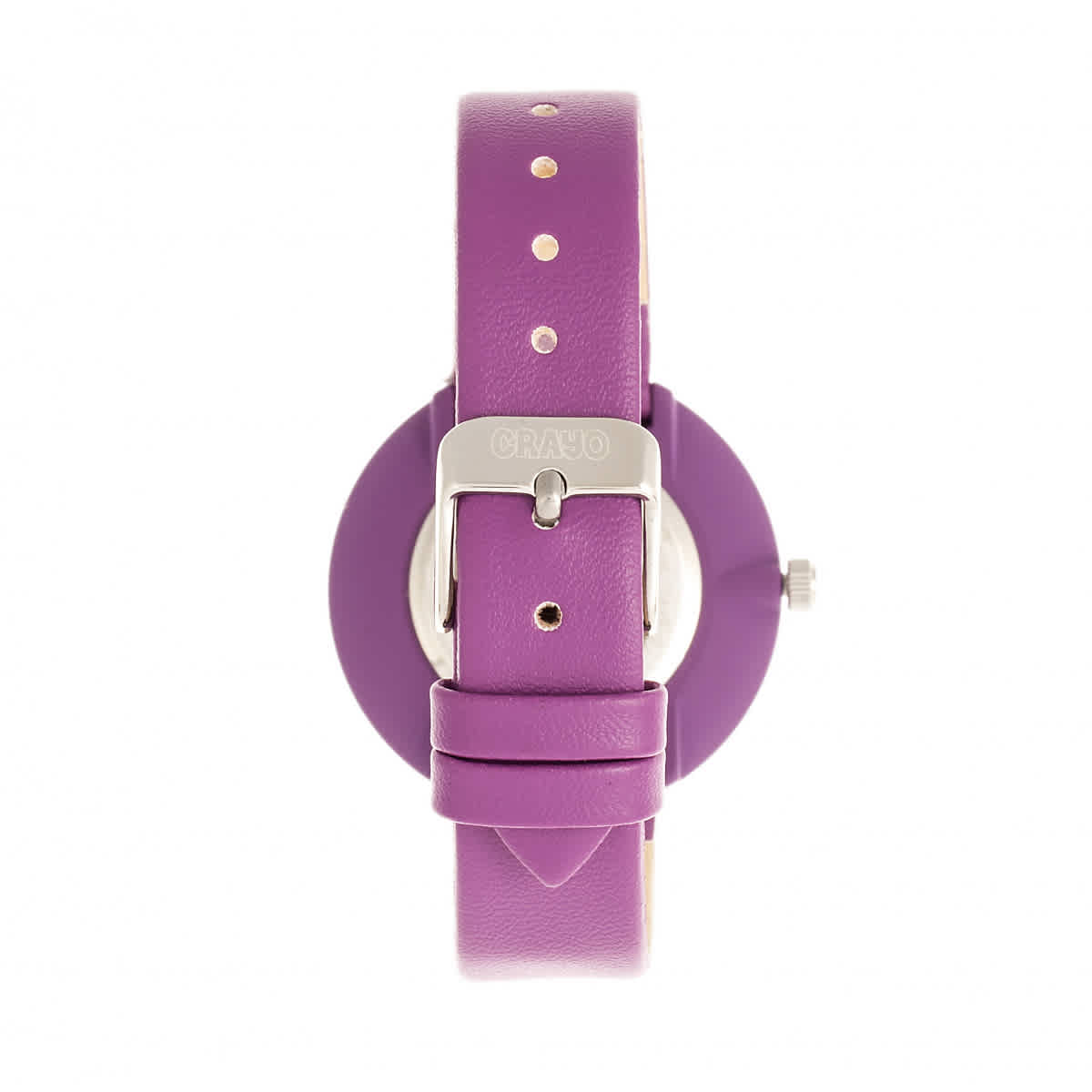 Shop Crayo Blade Quartz Purple Dial Watch Cracr5405