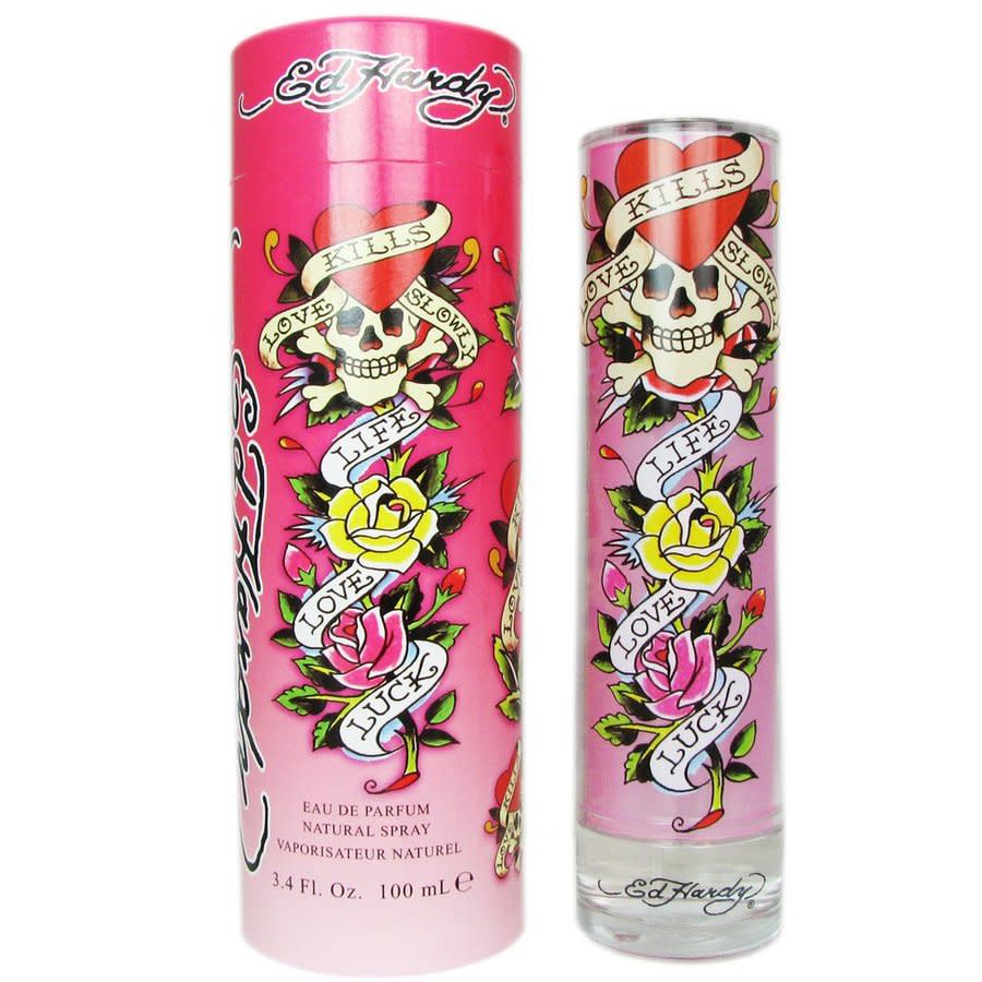 Christian Audigier Ed Hardy /  Edp Spray 3.4 oz (w) In Black,red