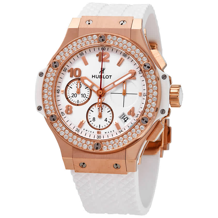 Hublot Big Bang Portocervo 18kt Rose Gold Diamond Ladies Watch 341.pe.230.rw.114 In Gold / Rose / White