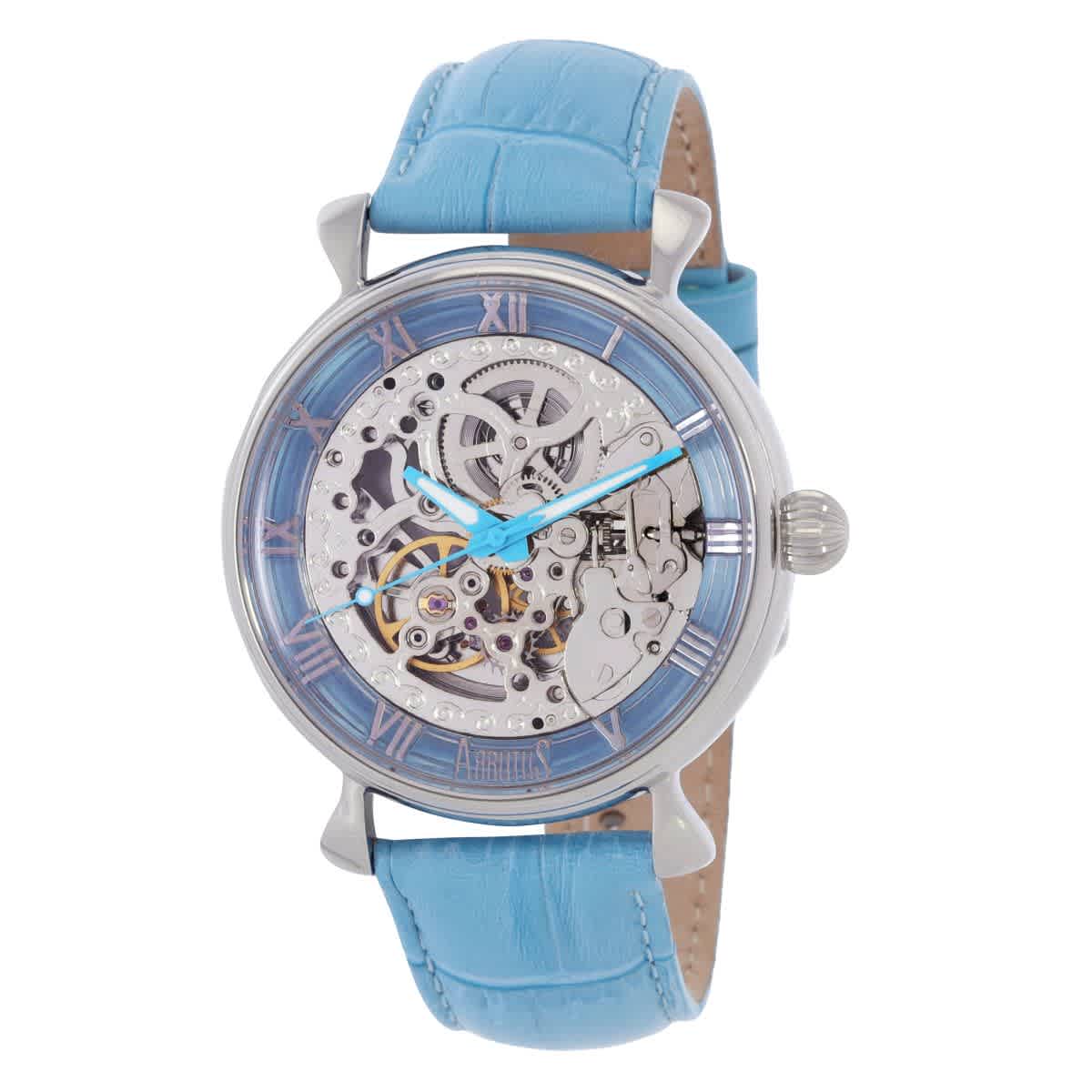 Arbutus Automatic Blue Dial Ladies Watch Ar805suu