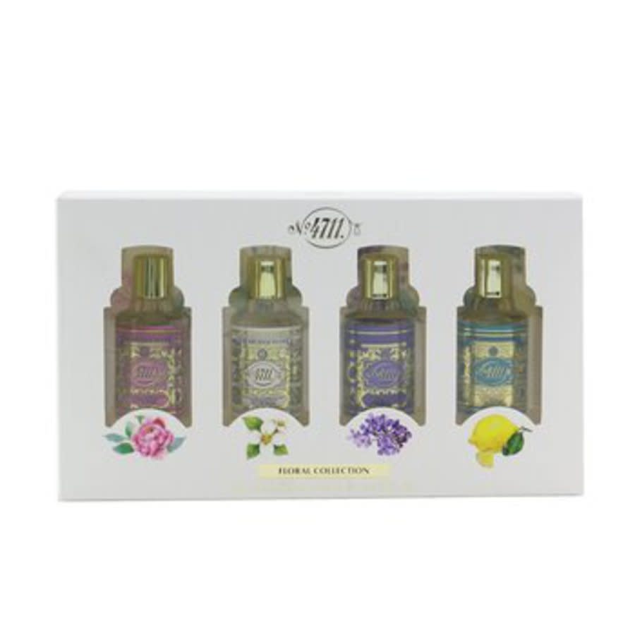 4711 Floral Collection Eau De Cologne Coffret: Original Edc + Jasmine Edc + Rose Edc + Lilac Edc 4x8ml/0.