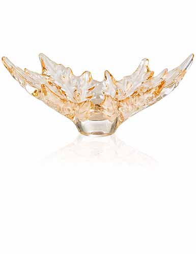 Lalique Small Champs Elysees Bowl In Gold Luster