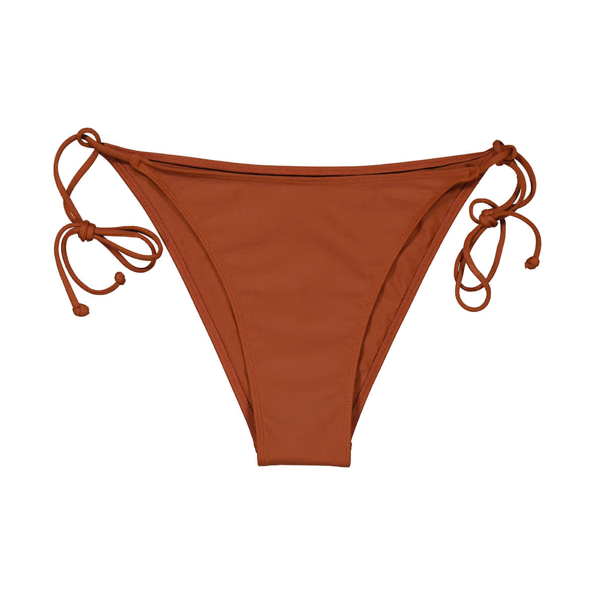 Faithfull The Brand Nomi Bikini Bottoms In Plain Spice