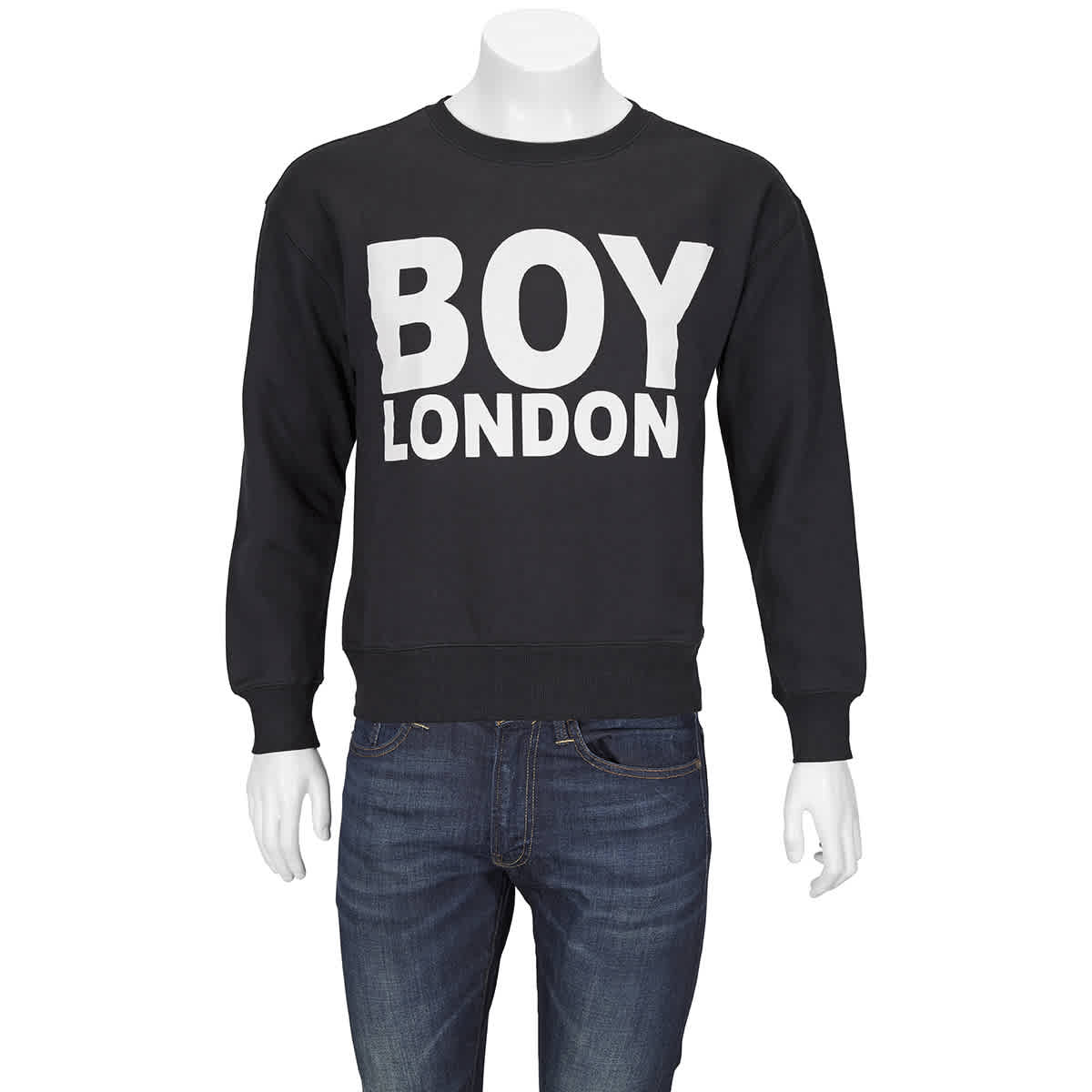 Boy London Upcycled Relaxed-fit Cotton-jersey Hoody In Black/white