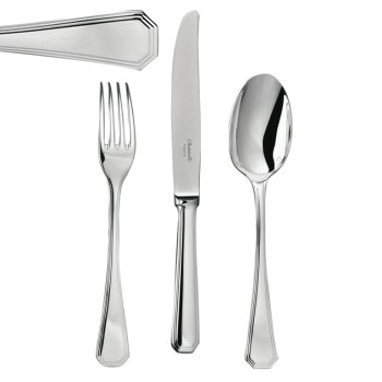 Christofle Silver Plated America Salad Serving Fork 0001-083