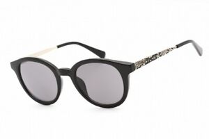 Kenneth Cole Reaction Smoke Round Unisex Sunglasses Kc2798 01a 50 In Black
