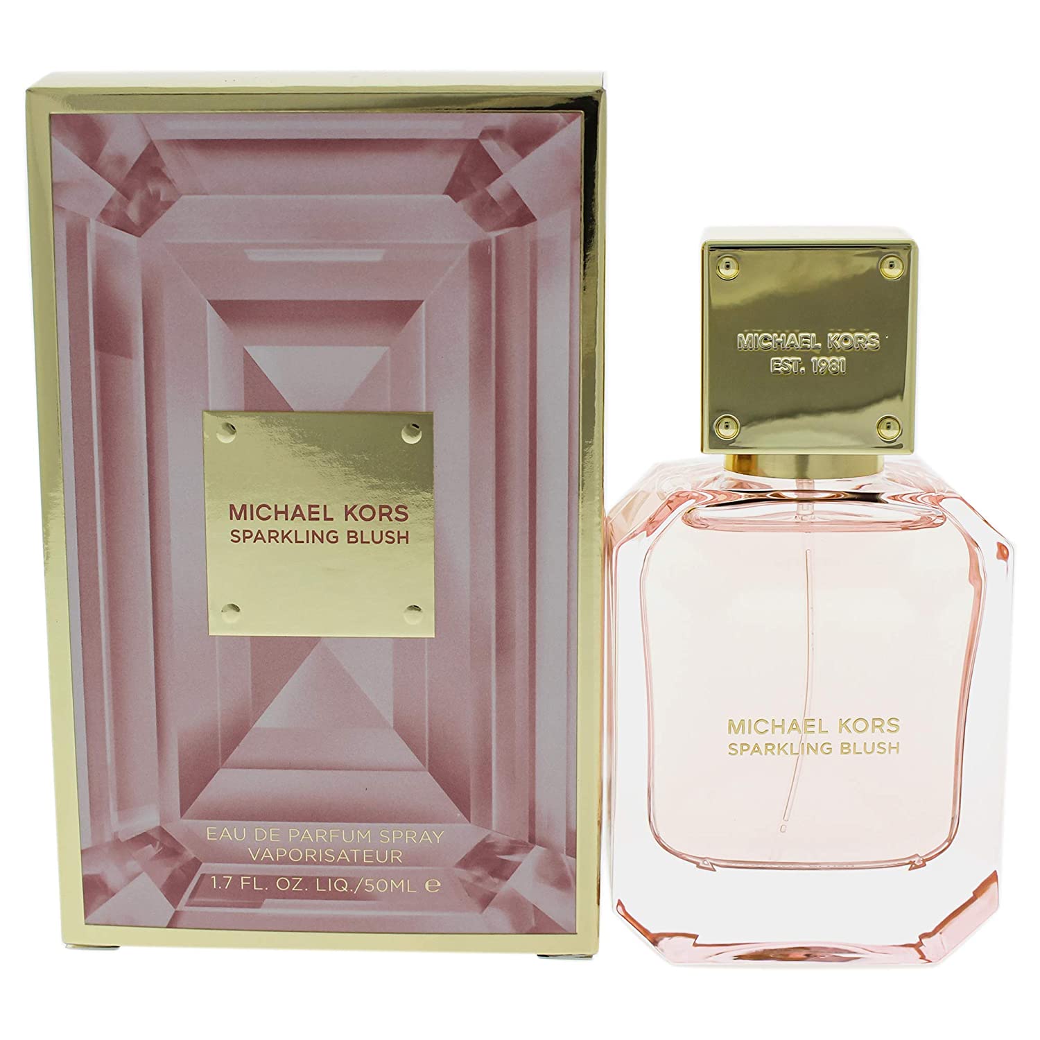 Michael Kors Sparkling Blush Eau De Parfum 1.7 oz (50 Ml) In Amber / Blush / Pink / Rose