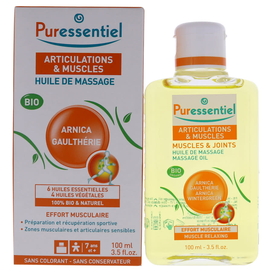 Puressentiel Muscle Relaxing Organic Massage Oil - Arnica And Wintergreen By  For Unisex - 3.5 oz Oil