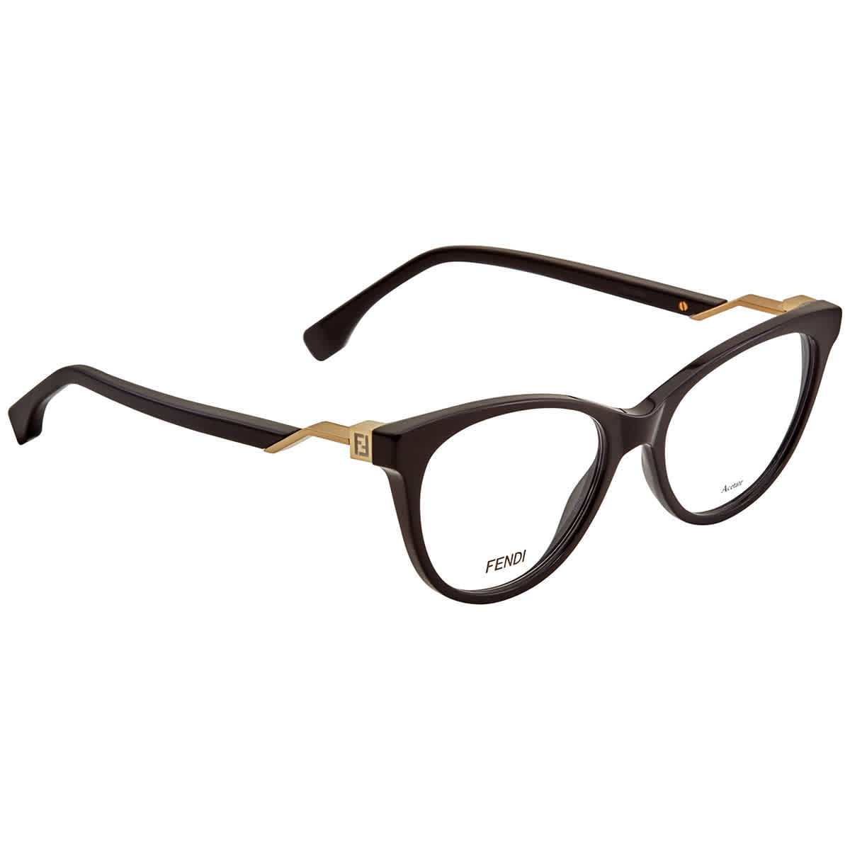 Fendi Black Cat-eye Ladies Eyeglasses Ff020180752