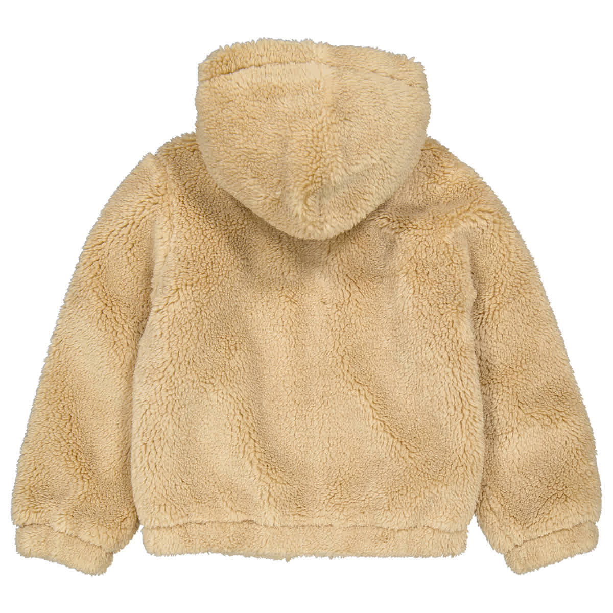 Shop Bonton Girls Recycled Faux Fur Jacket In Biche