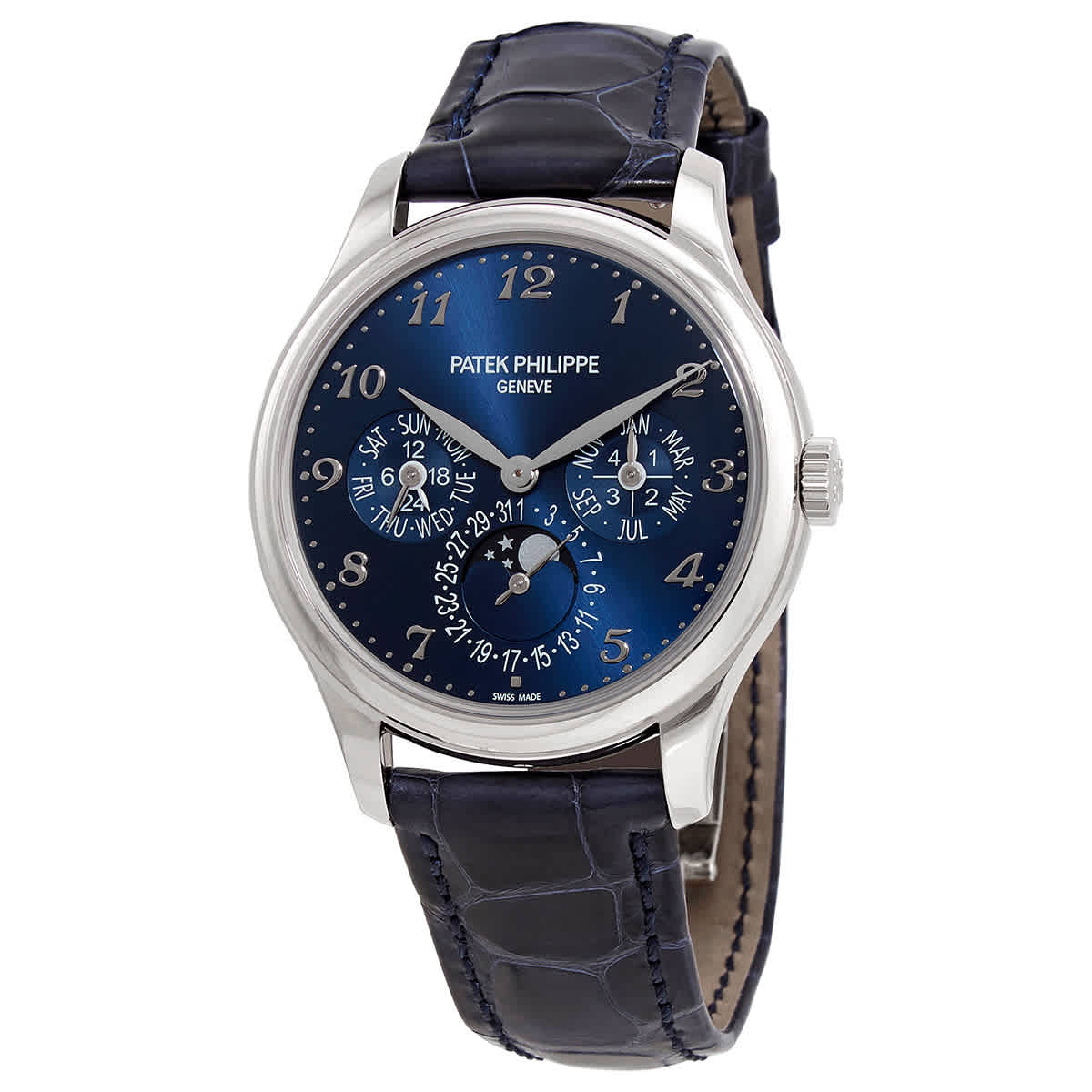 Patek Philippe Grand Complications Blue Dial Unisex Watch 5327g-001 In Blue / Gold / White