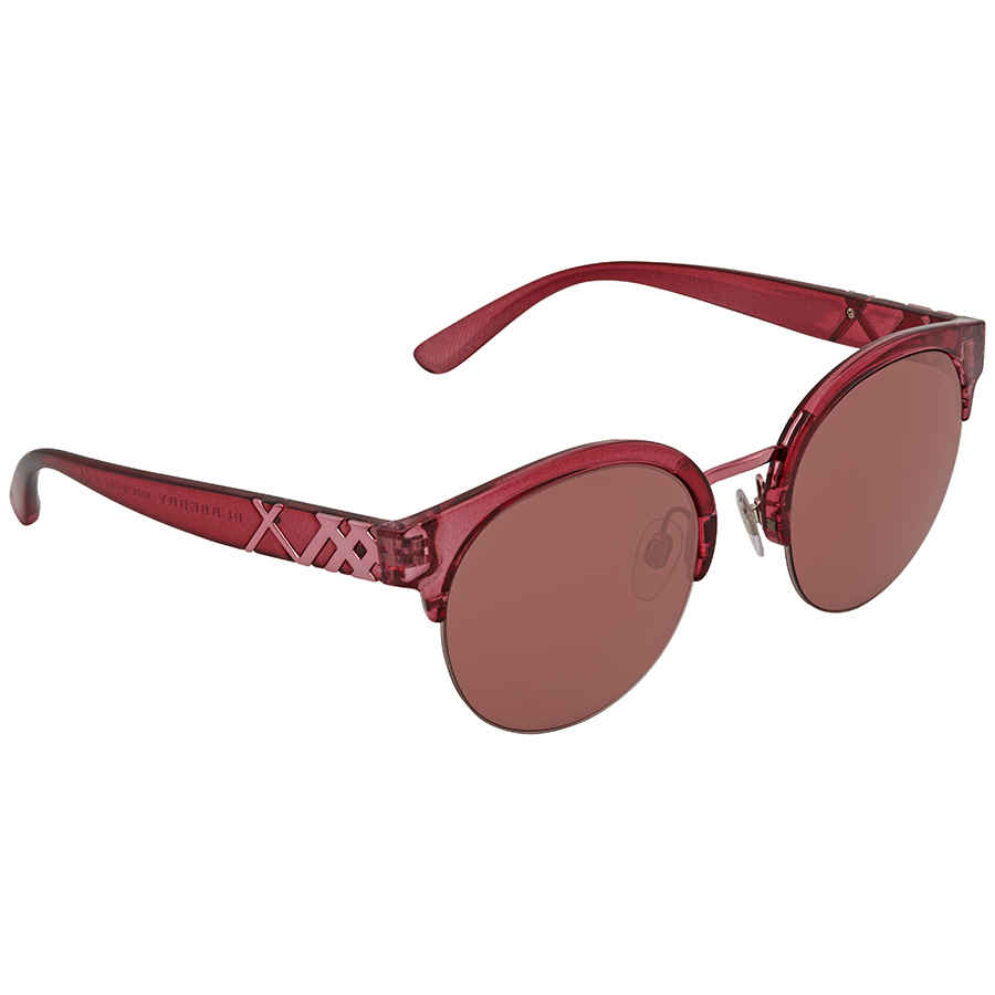 BURBERRY ROUND BORDEAUX SUNGLASSES BE4241-367575-52