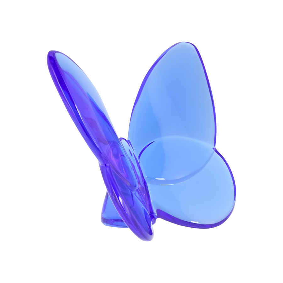 BACCARAT BACCARAT CRYSTAL LUCKY BUTTERFLY SAPPHIRE 2102546