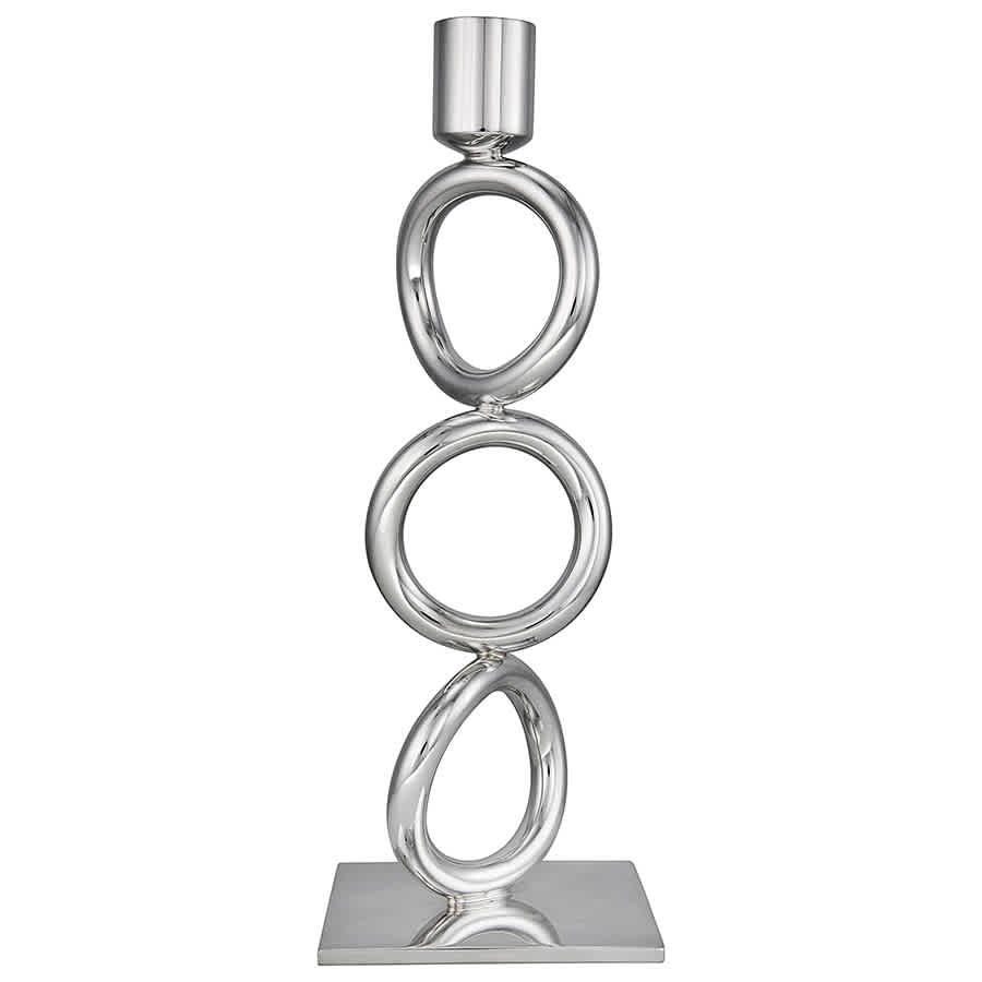 Christofle Vertigo 3 Ring Candlestick 4210077 In N/a