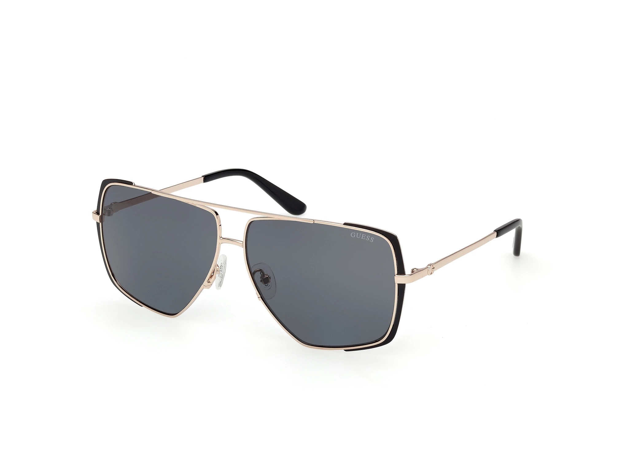 Guess Smoke Navigator Ladies Sunglasses GU00220 02A 62
