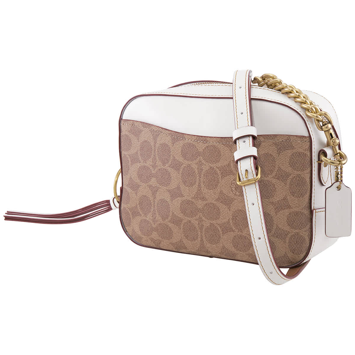 coach camera bolsa in signature canvas