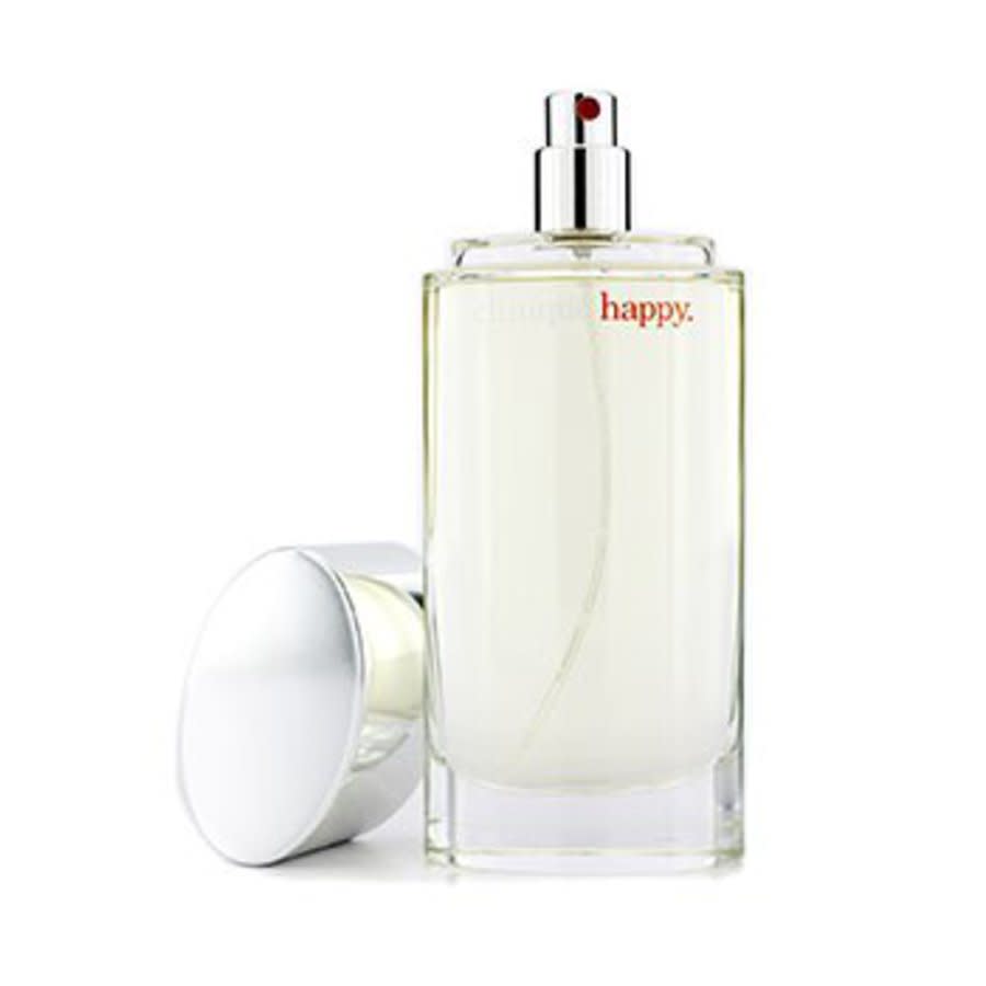 Clinique Happy By  Perfume Spray 3.4 oz (w) In Green,red,white