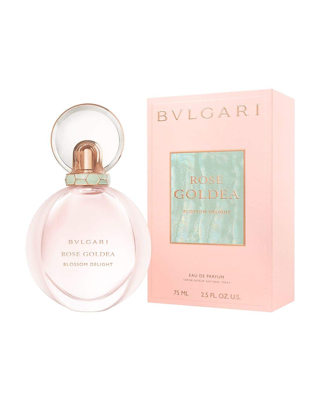 Shop Bvlgari Ladies Rose Goldea Blossom Delight 2.5 oz (75 Ml) In Gold / Green / Rose / Rose Gold / Violet / White