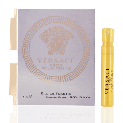Versace Eros /  Edt Spray Vial 0.03 oz (1.0 Ml) (w) In White