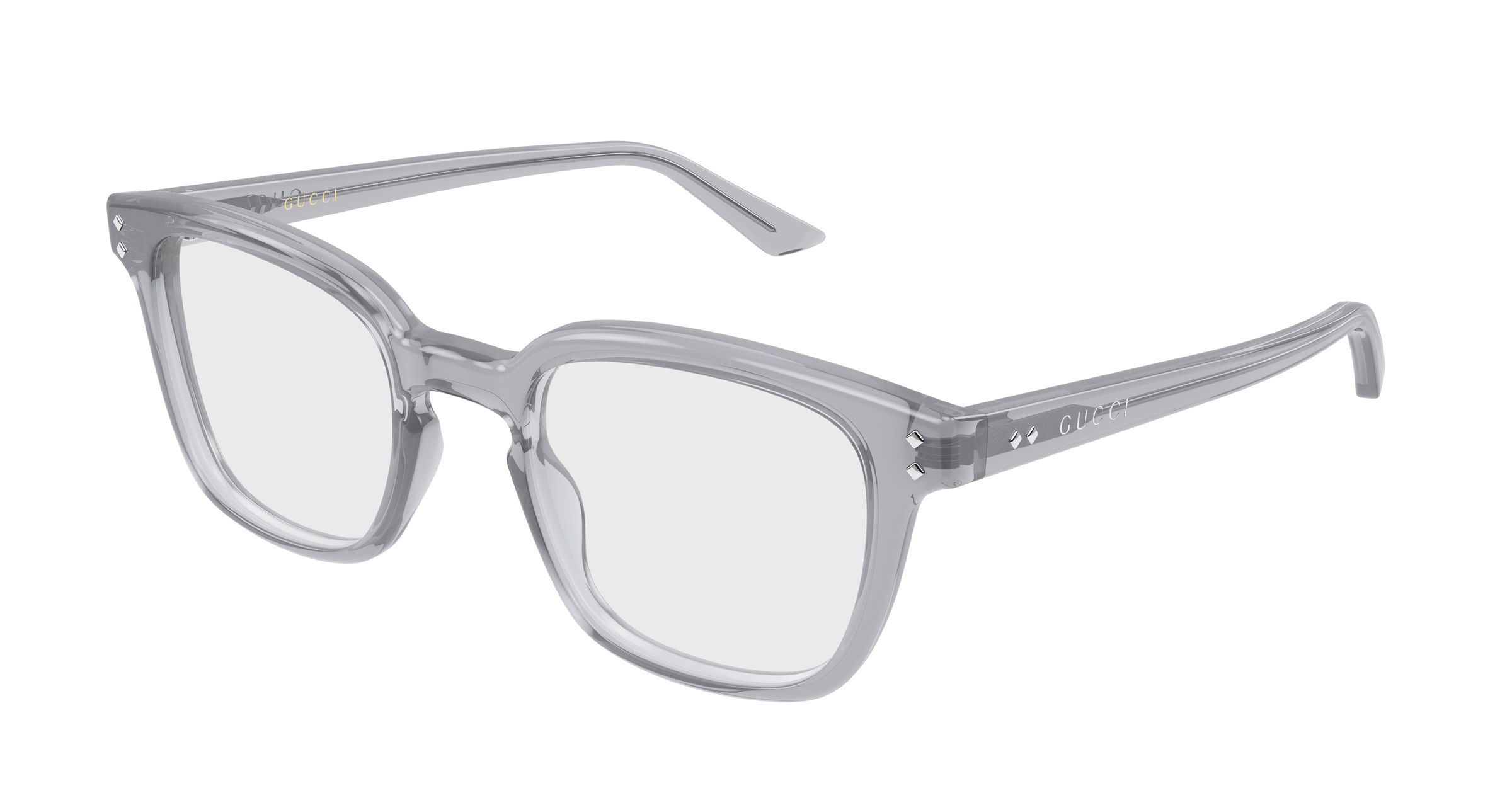 Gucci Demo Square Mens Eyeglasses GG2132O 007 52