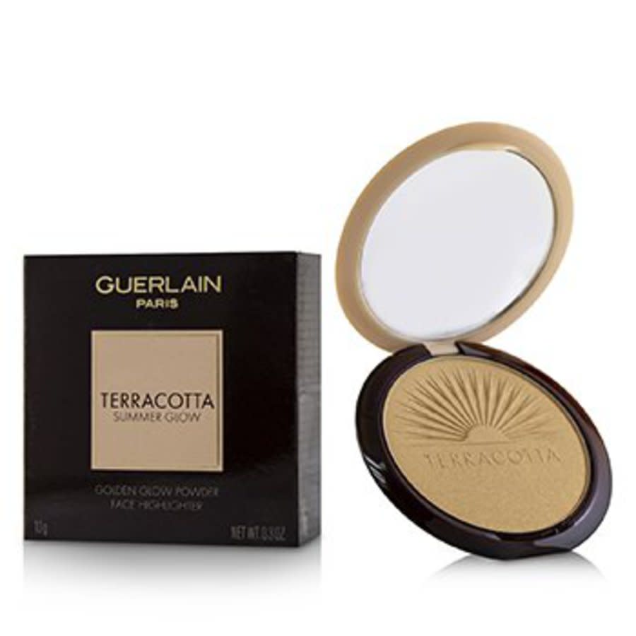 Guerlain - Terracotta Summer Glow Face Highlighter Powder - # Golden Glow 10g/0.3oz In Gold Tone,mother Of Pearl