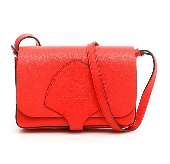 Burberry Bright Red Equestrian Shield Crossbody Bag