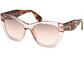 Tom Ford Isabella-02 56mm Gradient Cat Eye Sunglasses In Brown / Pink