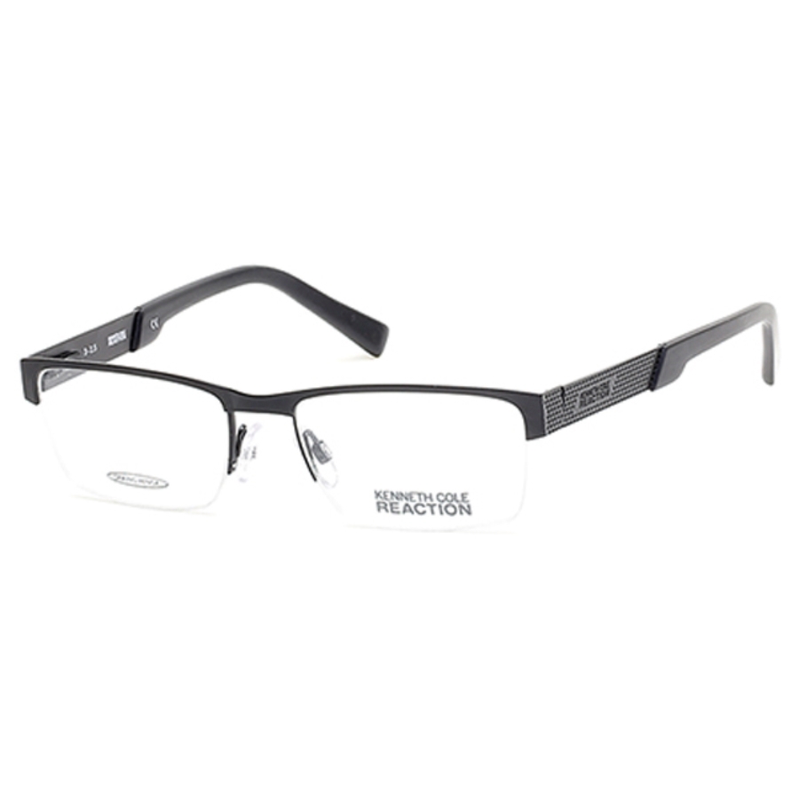 Kenneth Cole Reaction Square Unisex Eyeglasses Kc0783 2 52 In Black