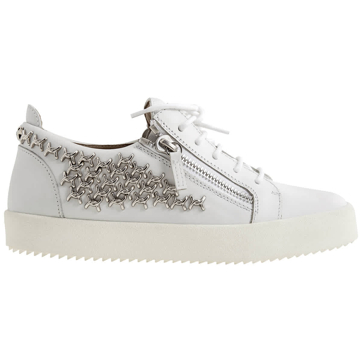 Giuseppe Zanotti Birel Logo Ball Sneakers In White