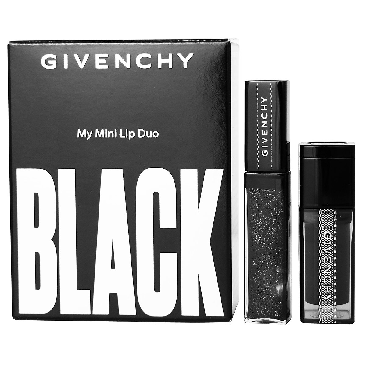 Givenchy My Mini Lip Duo Rouge Interdit Vinyl Gloss In 16 Noir Revelateur ModeSens