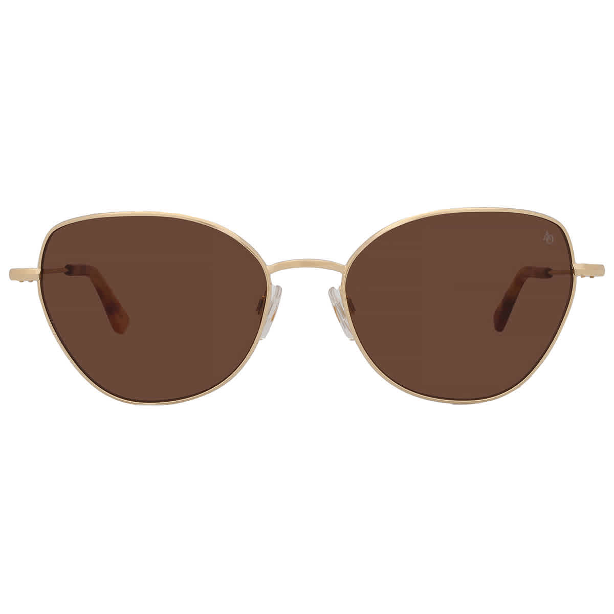 American Optical Brown Cat Eye Ladies Sunglasses WHITNEY 3 58