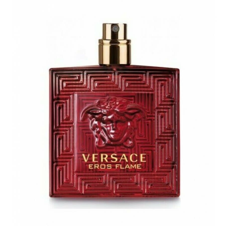 Versace Mens Eros Flame Edp Spray 3.4 oz (tester) Fragrances 8011003845521 In Black