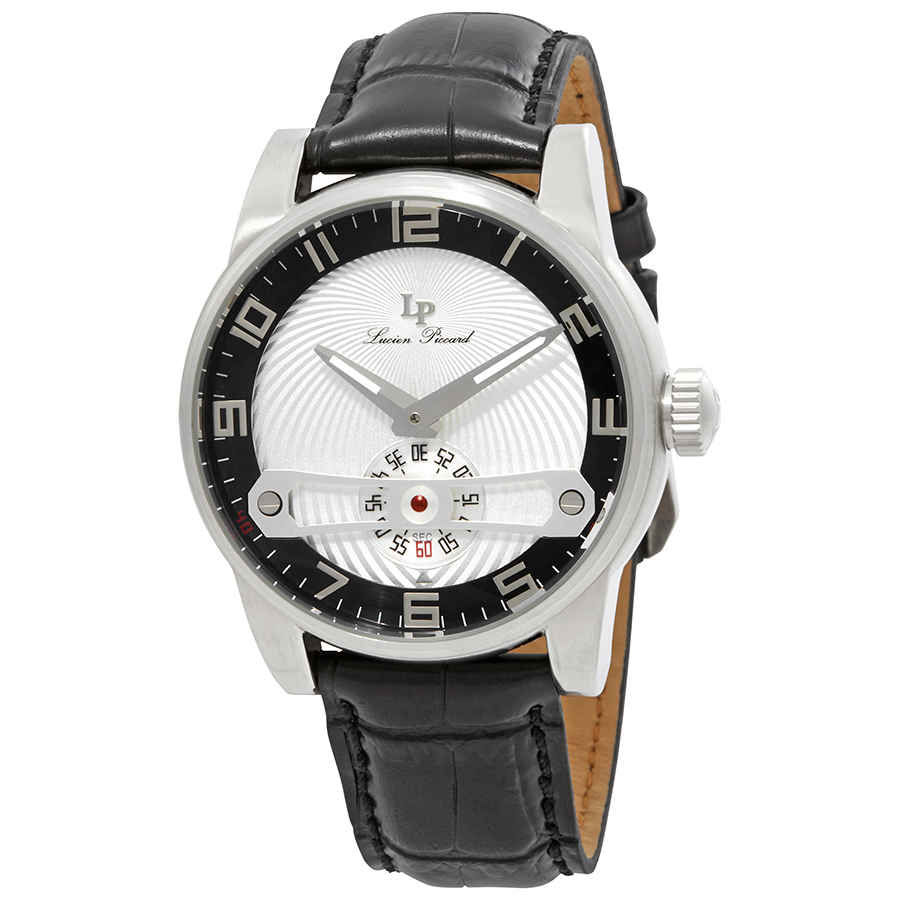 Lucien Piccard Bosphorus Mens Watch 40046-01-sc In Black,silver Tone