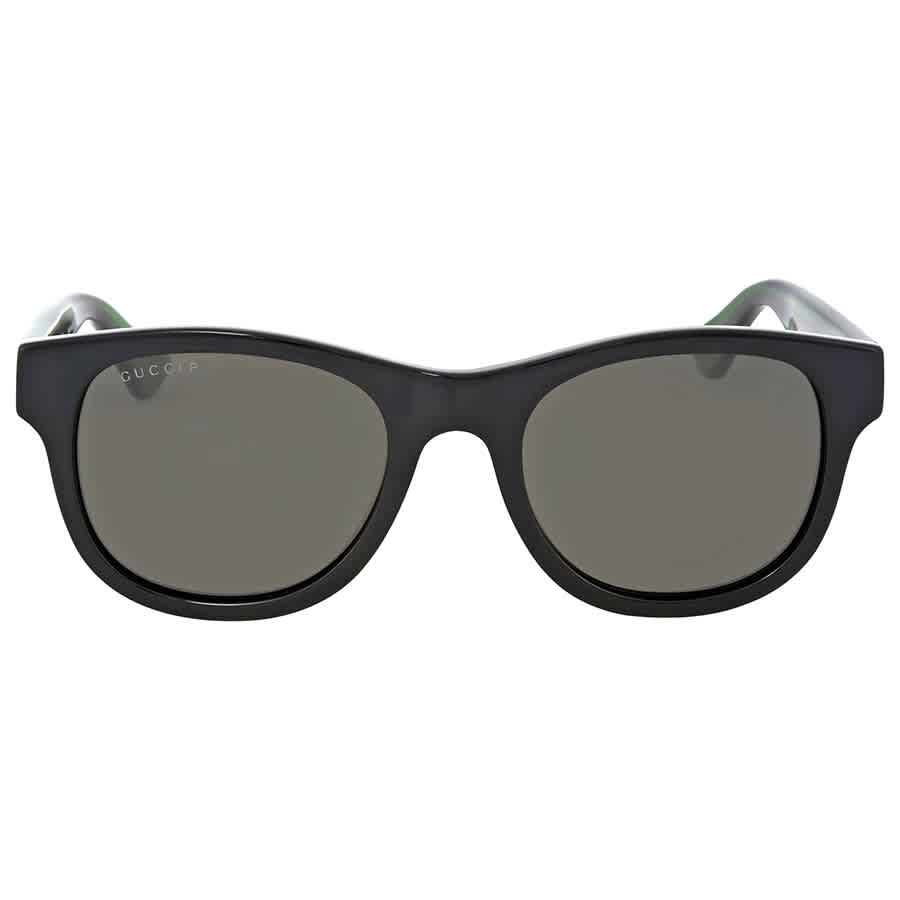 GUCCI POLARIZED GREY SQUARE MENS SUNGLASSES GG0003S 006 52