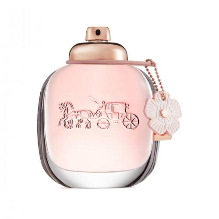 Shop Coach Ladies Floral Edp Spray 3 oz (tester) Fragrances 3386460095372 In Pineapple / Pink / Rose