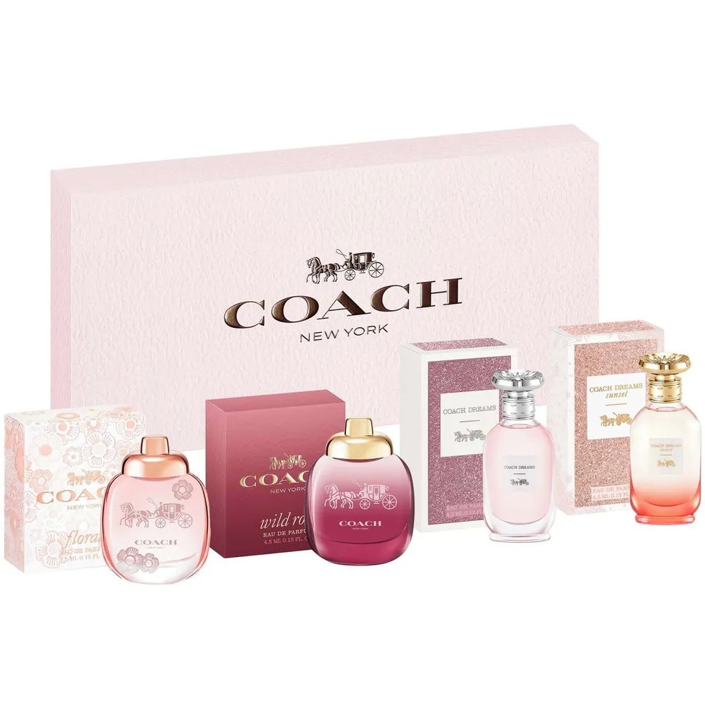 Coach Ladies Mini Set Gift Set Fragrances 3386460138833 In Red   / Rose