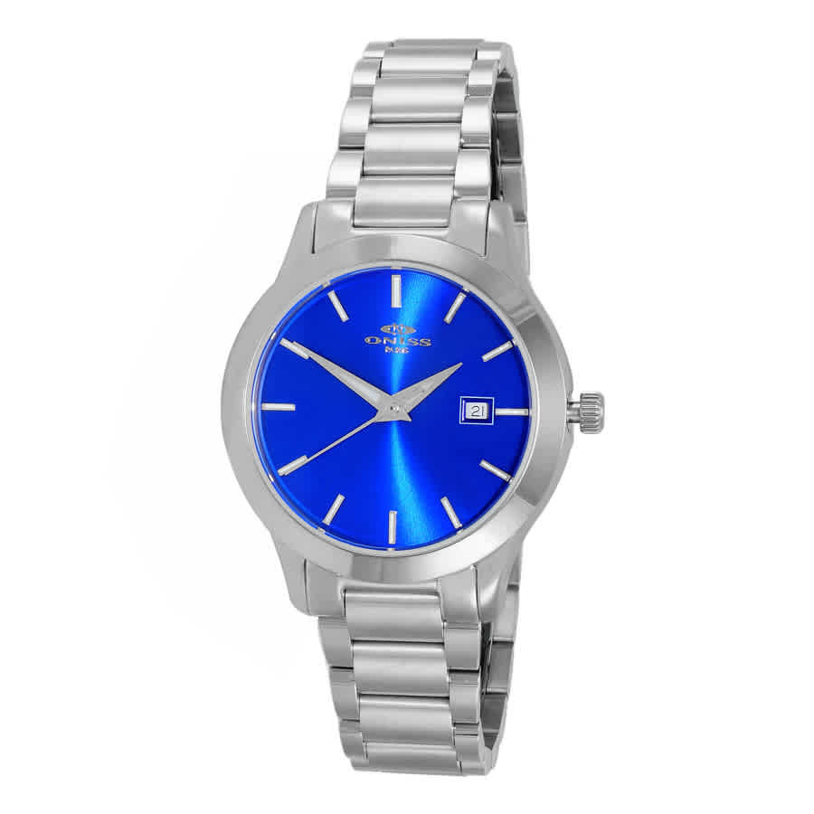 Oniss Onj4441 Bluedial Ladies Watch Onj4441-0lbu In Blue,silver Tone