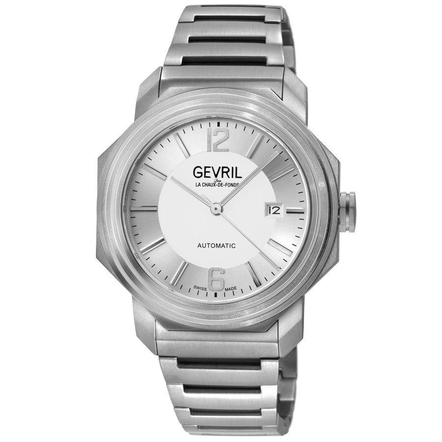 GEVRIL GEVRIL ROOSEVELT WHITE DIAL MENS WATCH 46530B