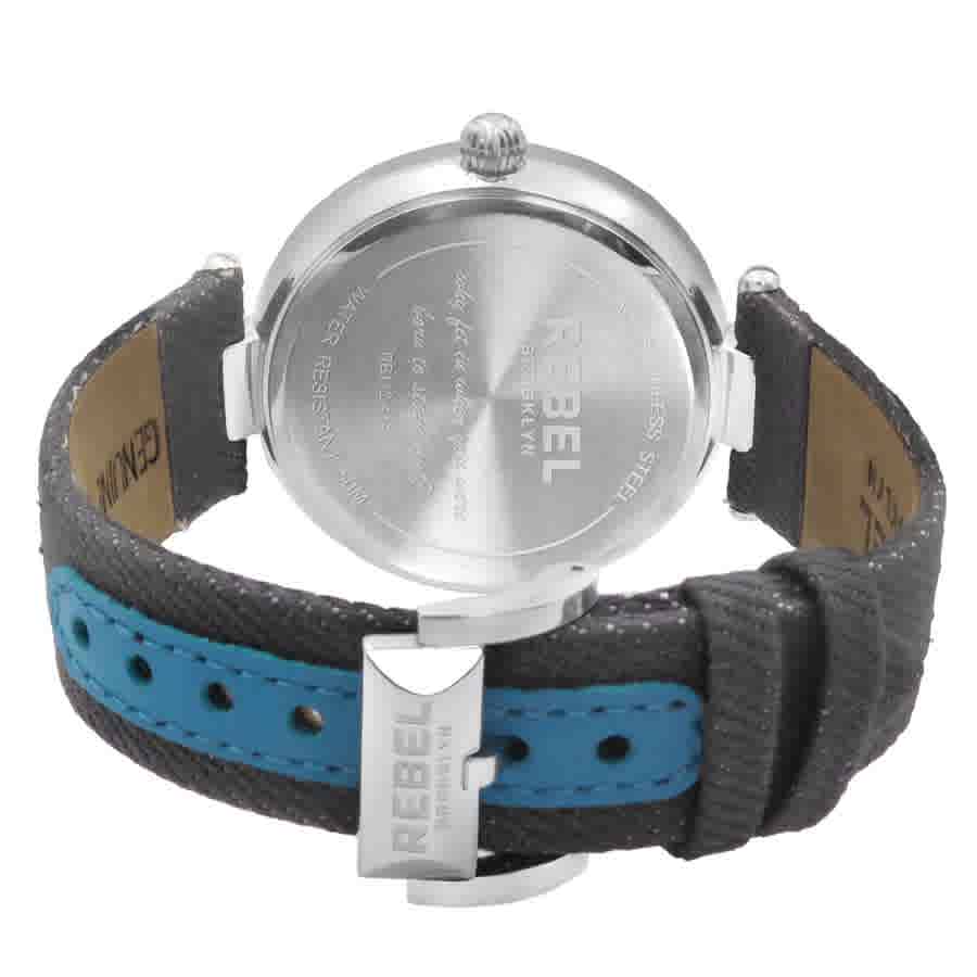 Shop Rebel Carroll Gardens Ladies Watch Rb112-4141 In Grey / Navy