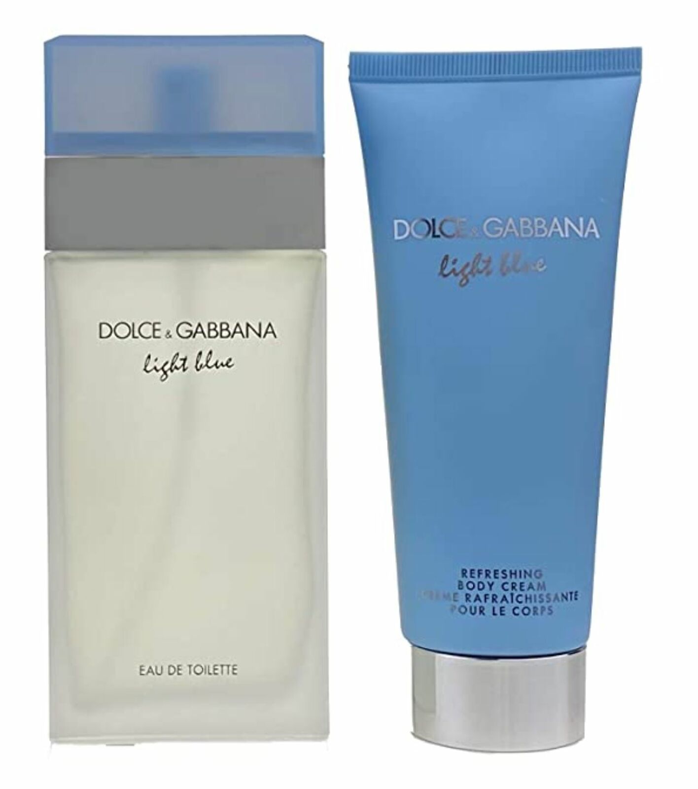 Dolce & Gabbana Light Blue / Dolce And Gabbana Set (w) In Beige,blue,white