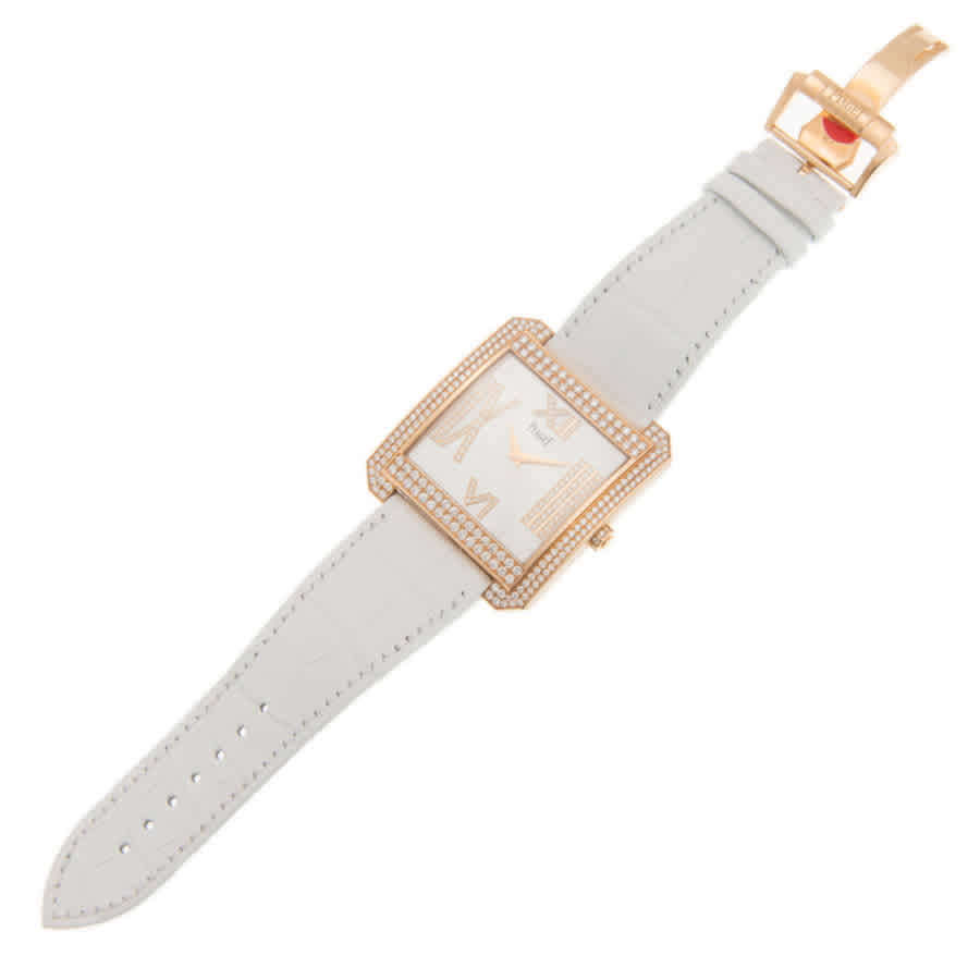 Shop Piaget Limelight Hand Wind Diamond Ladies Watch Goa34018 In Gold / Gold Tone / Lime / Mother Of Pearl / Rose / Rose Gold / Rose Gold Tone / White