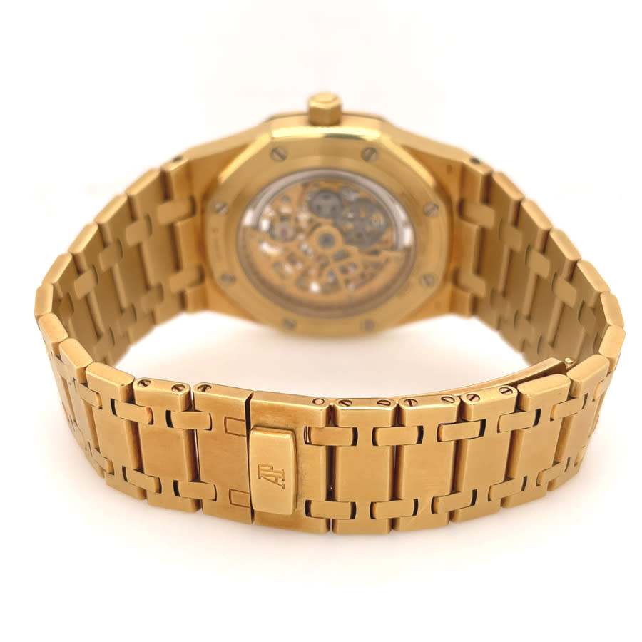 Pre-owned Audemars Piguet Royal Oak Automatic Mens Watch 14789ba In Gold / Gold Tone / Yellow