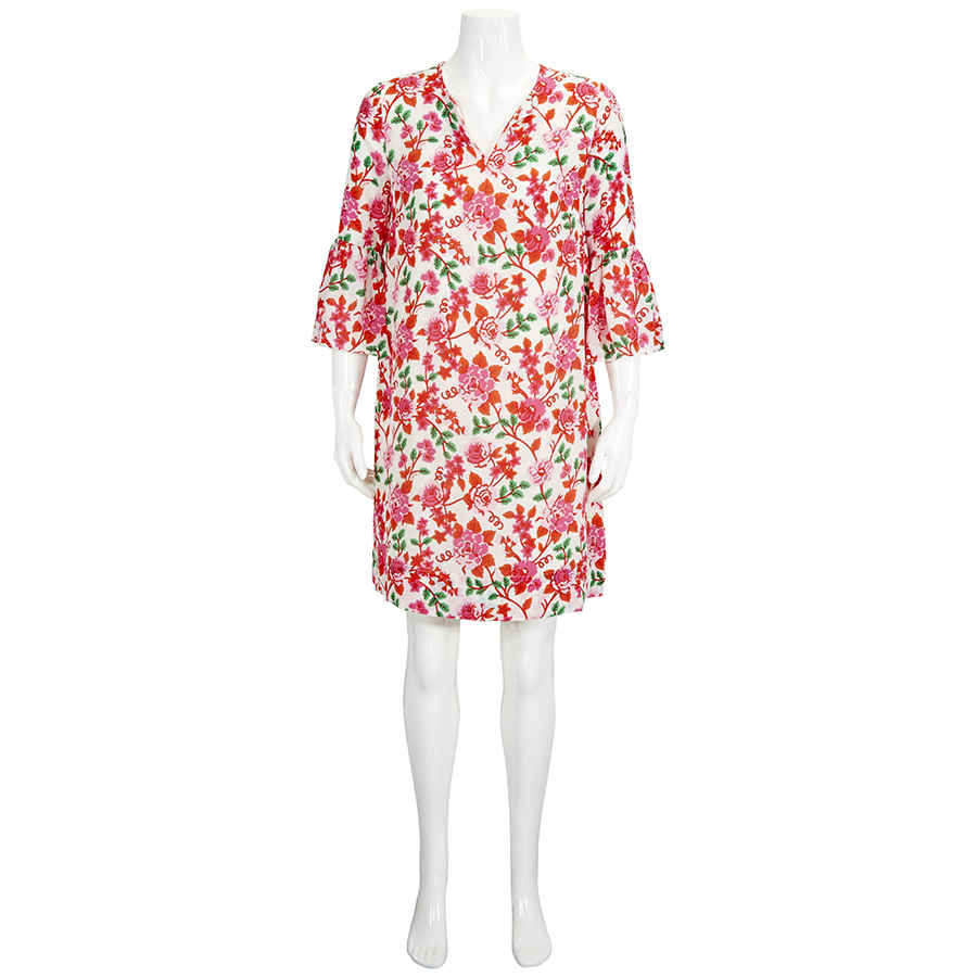 Essentiel Antwerp Essentiel Ladies Pink Sleeved Shirt Dress