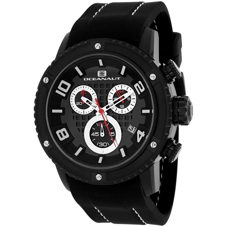 OCEANAUT OCEANAUT IMPULSE SPORT CHRONOGRAPH QUARTZ BLACK DIAL MEN'S WATCH OC3124R