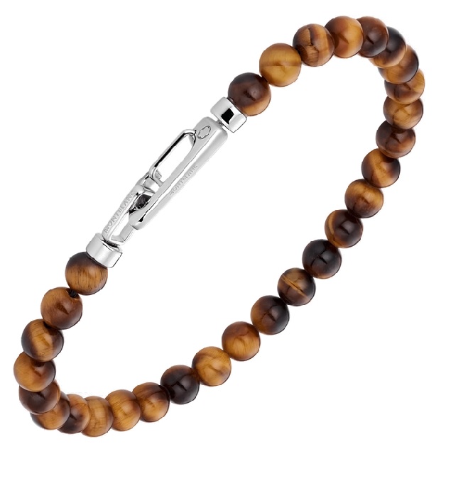 MONTBLANC TIGER EYE BEADS BRACELET