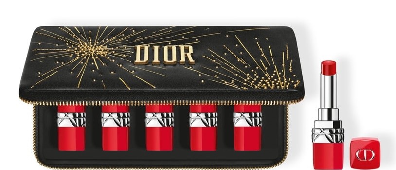 Dior Rouge Ultra Rouge Gift Set- 5 Lipsticks In Red | ModeSens