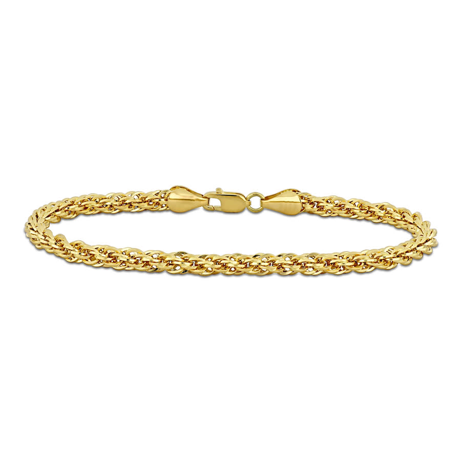 Amour 4mm Infinity Rope Chain Bracelet In 14k Yellow Gold