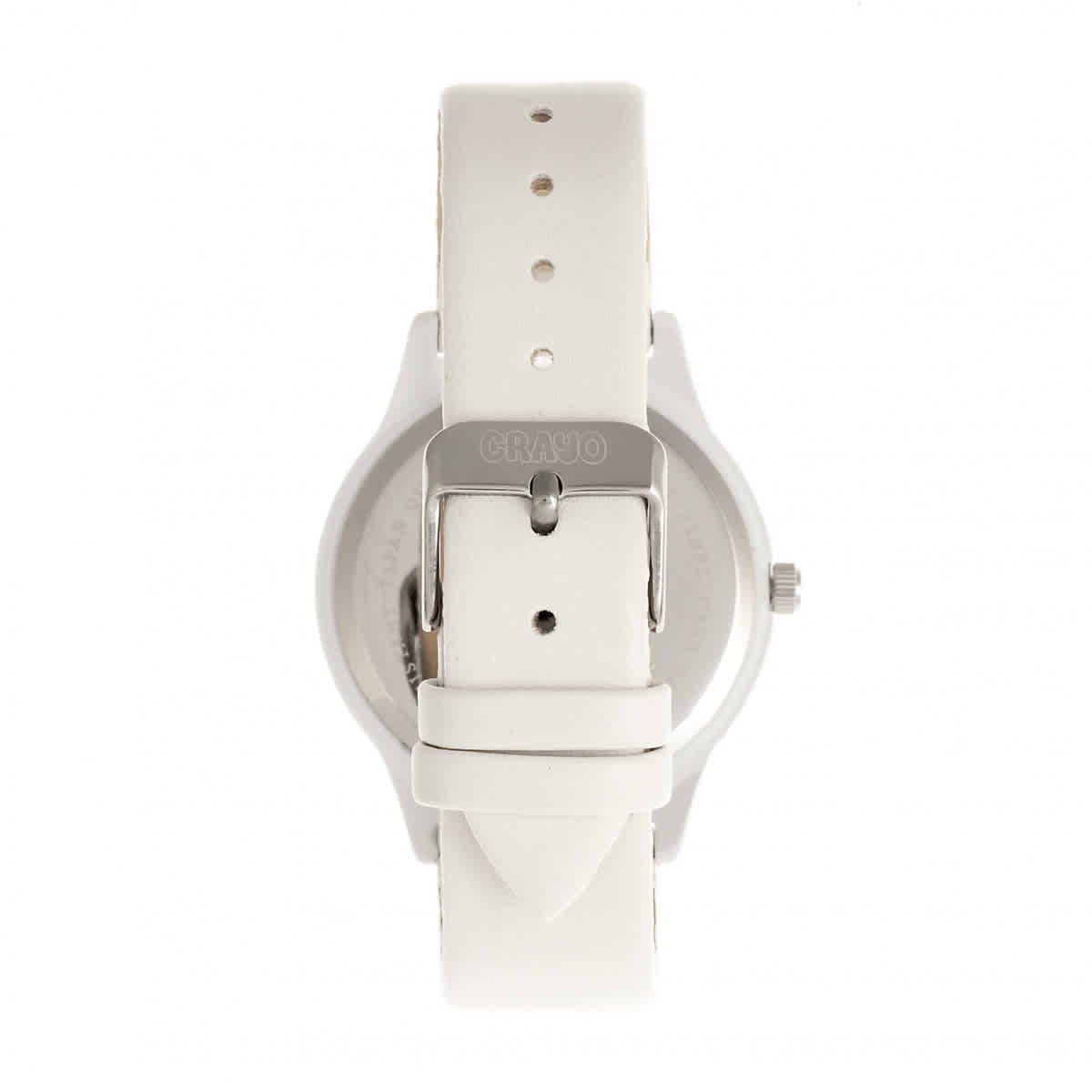 Shop Crayo Splat Quartz White Dial Watch Cracr5301 In Green / White