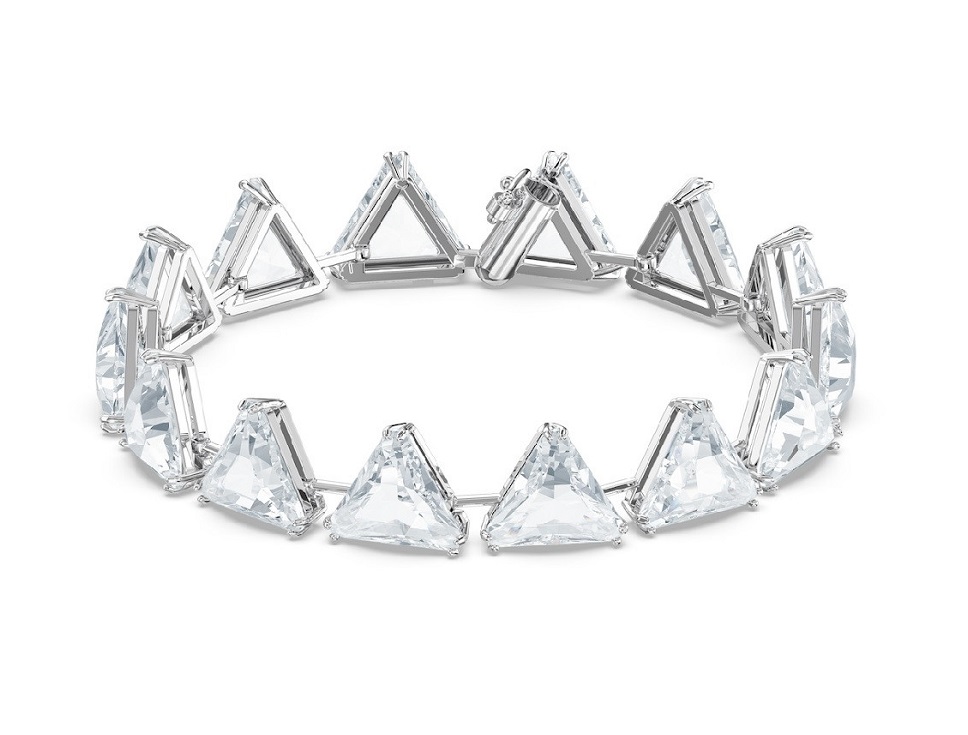 SWAROVSKI SWAROVSKI LADIES ORTYX TRIANGLE CUT CRYSTAL BRACELET