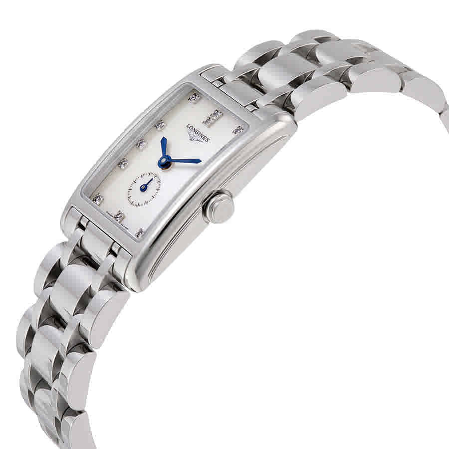 Shop Longines Dolce Vita Mother Of Pearl Dial Ladies Watch L52554876 In Blue / Mop / Mother Of Pearl